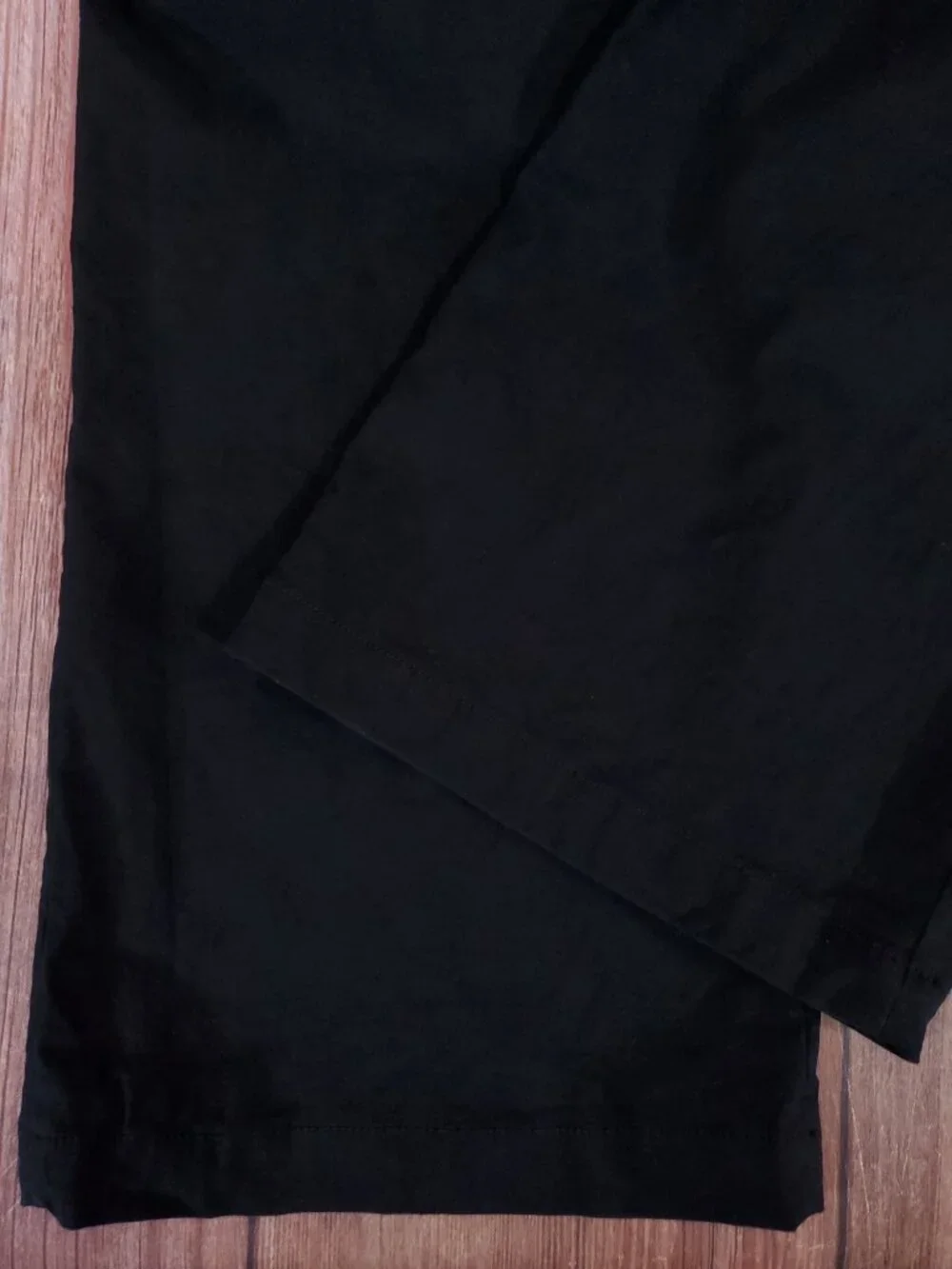 J Crew Lizzie Wide Leg Pants Womens 29 High Rise Cotton Linen Blend Black BW803